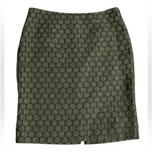 Anthropologie Maeve Green Goban Polka
Dot Pencil Skirt Size 10